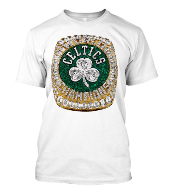 Celtics Champions 2024 Championship Ring T-Shirt