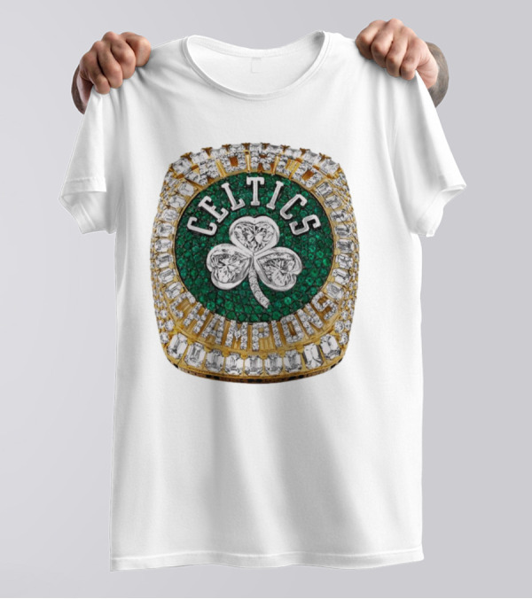 Celtics Champions 2024 Championship Ring T-Shirt