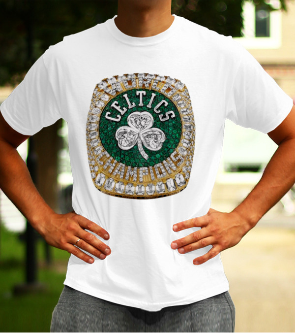 Celtics Champions 2024 Championship Ring T-Shirt