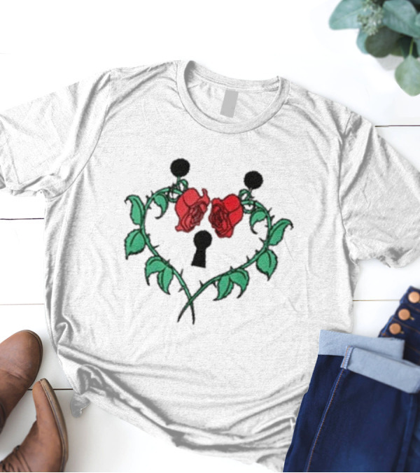 Xplr Protector Of Hearts 2024 Roses And Keyhole T-Shirt