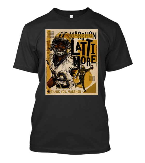 New Orleans Saints Marshon Lattimore Thank You Lattimore T-Shirt