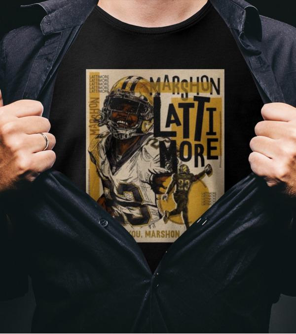 New Orleans Saints Marshon Lattimore Thank You Lattimore T-Shirt