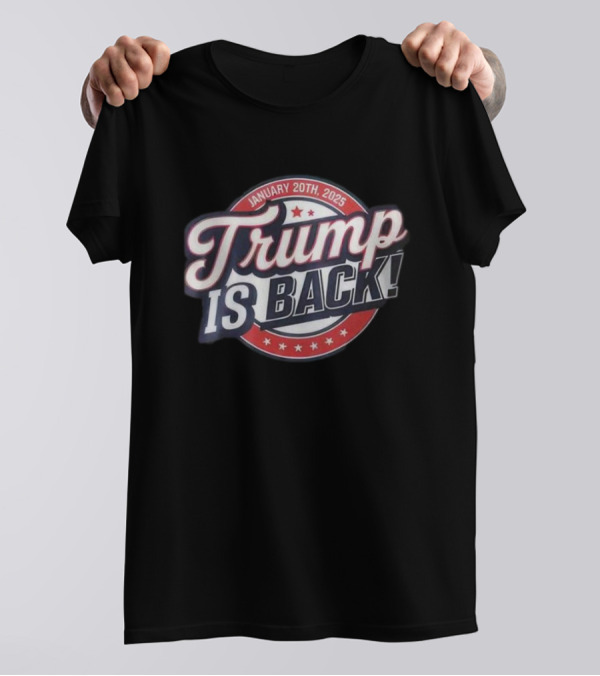 Trump Is Back January 20th 2025 Red White And Blue T-Shirt