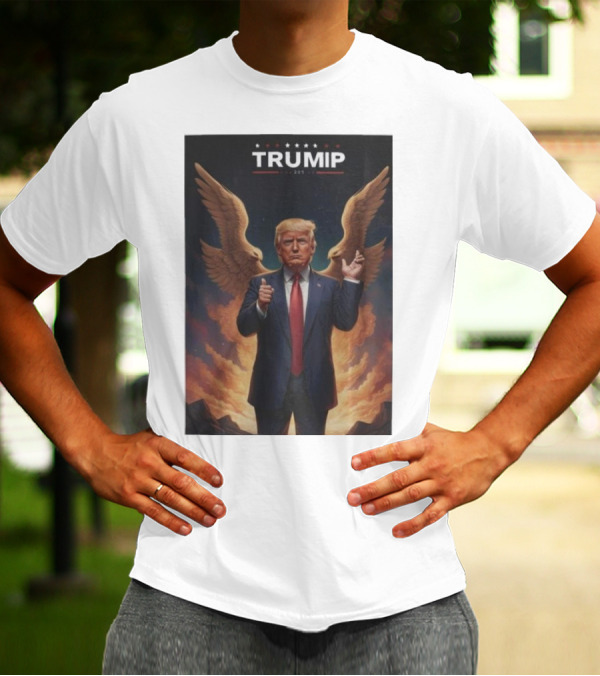 Angel Wings Trump Victory 2024 Make America Great Again T-Shirt