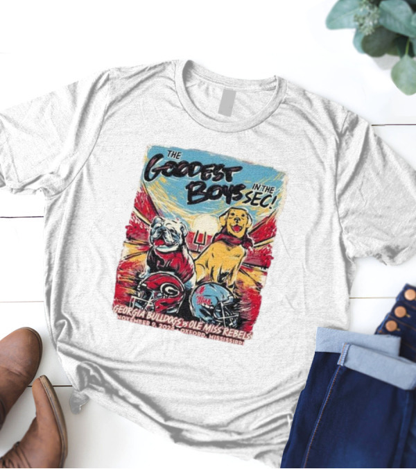 Georgia Bulldogs Vs Ole Miss Rebels The Goodest Boys In The SEC November 9 2024 Oxford Mississippi T-Shirt