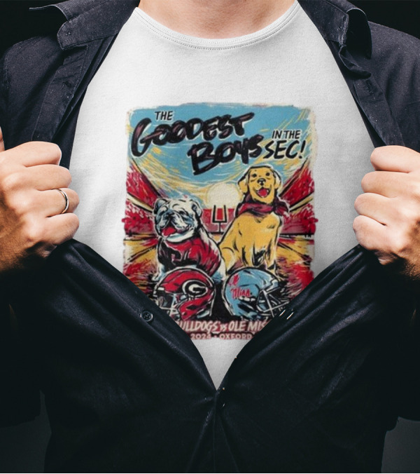 Georgia Bulldogs Vs Ole Miss Rebels The Goodest Boys In The SEC November 9 2024 Oxford Mississippi T-Shirt