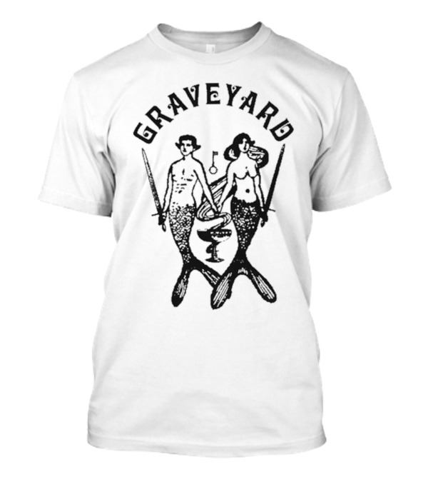 Graveyard Mythical Mermaid Sword 2024 Tour T-Shirt