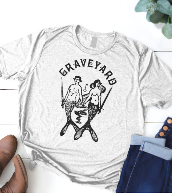 Graveyard Mythical Mermaid Sword 2024 Tour T-Shirt