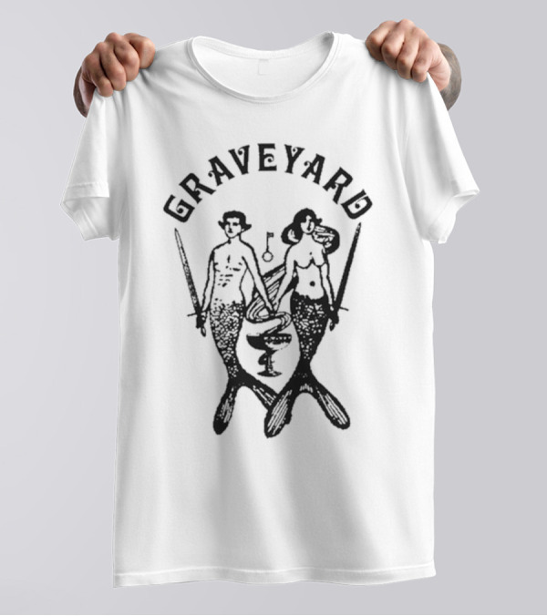 Graveyard Mythical Mermaid Sword 2024 Tour T-Shirt