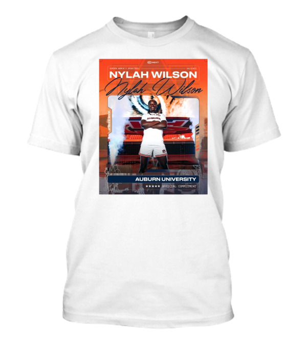 Nylah Wilson Auburn Women’s Basketball Auburn University Official Commitment T-Shirt