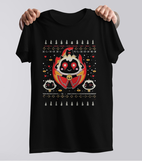 Cutest Cult Of The Lamb Ugly Christmas T-Shirt