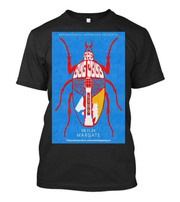 Awkwardness Happening Presents The Bug Club Lido Complex At Margate 08.11.24 T-Shirt