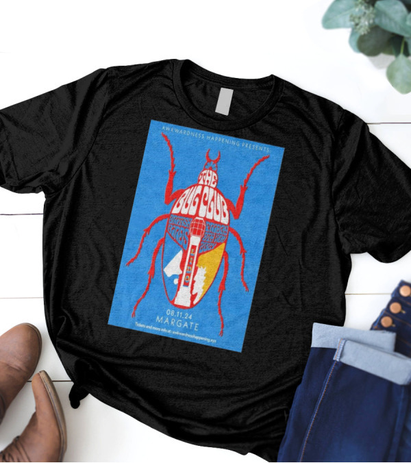 Awkwardness Happening Presents The Bug Club Lido Complex At Margate 08.11.24 T-Shirt