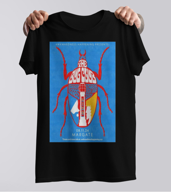 Awkwardness Happening Presents The Bug Club Lido Complex At Margate 08.11.24 T-Shirt
