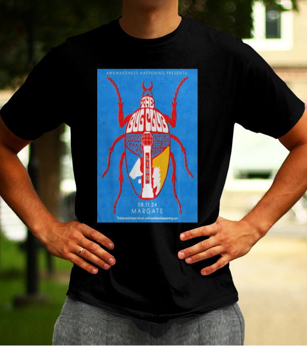 Awkwardness Happening Presents The Bug Club Lido Complex At Margate 08.11.24 T-Shirt