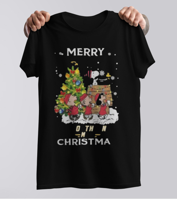 Southern Miss Golden Eagles Merry Christmas 2024 Snoopy And Friends T-Shirt