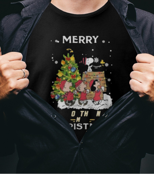 Southern Miss Golden Eagles Merry Christmas 2024 Snoopy And Friends T-Shirt