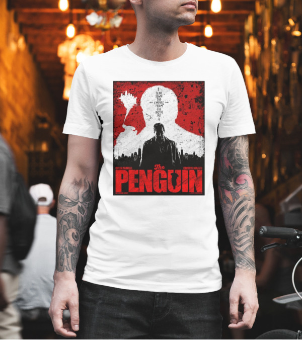 Colin Farrell Cristin Milioti The Penguin Tear Down The Empire From The Inside Out Suffering T-Shirt