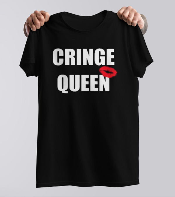 Cringe Queen Lip Print T-Shirt
