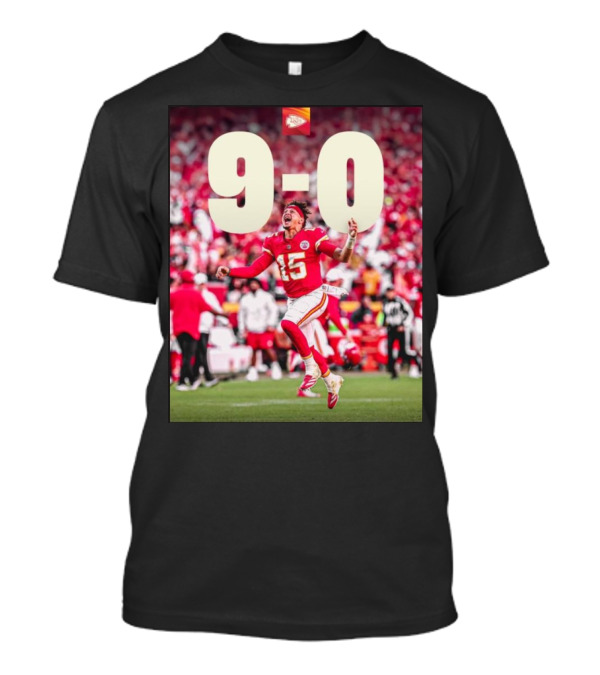 Kansas City Chiefs Vs. Denver Broncos On Cloud 9-0 NFL Victory T-Shirt