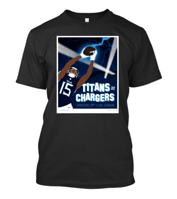 Nick Westbrook-Ikhine Titans At Chargers November 10th Los Angeles Football Event T-Shirt
