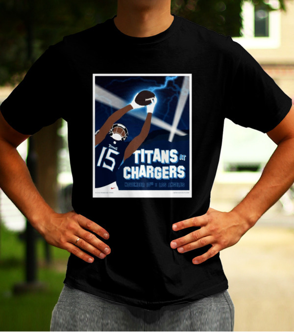 Nick Westbrook-Ikhine Titans At Chargers November 10th Los Angeles Football Event T-Shirt
