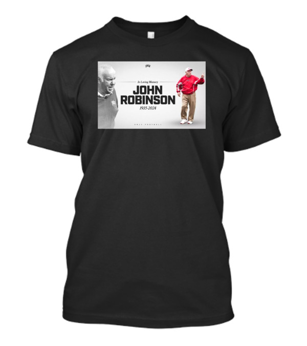 In Loving Memory John Robinson 1935-2024 UNLV Football Legendary Coach T-Shirt
