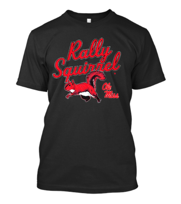 Rally Squirrel Ole Miss Rebels T-Shirt