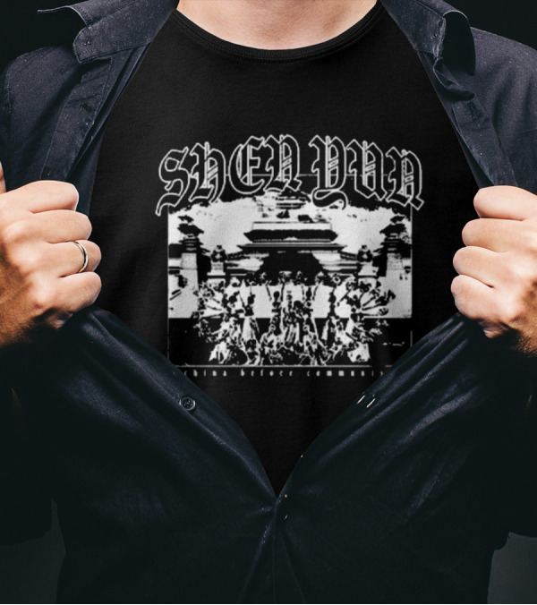 Shen Yun Metal China Before Communism Pagoda And Performers T-Shirt