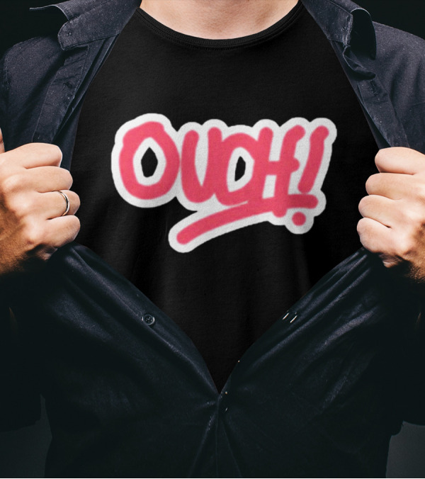 Ouch Matt Watson New Bold Retro Text T-Shirt