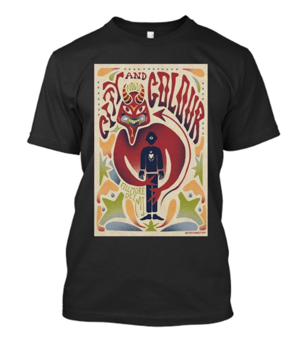 City And Colour Fillmore Detroit MI Nov 12 2024 Concert T-Shirt