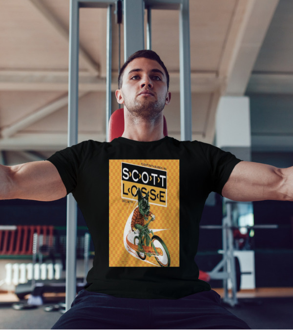 Scott Losse Flight Path Burien WA Dec 14 2024 Show Bicycle Dog T-Shirt
