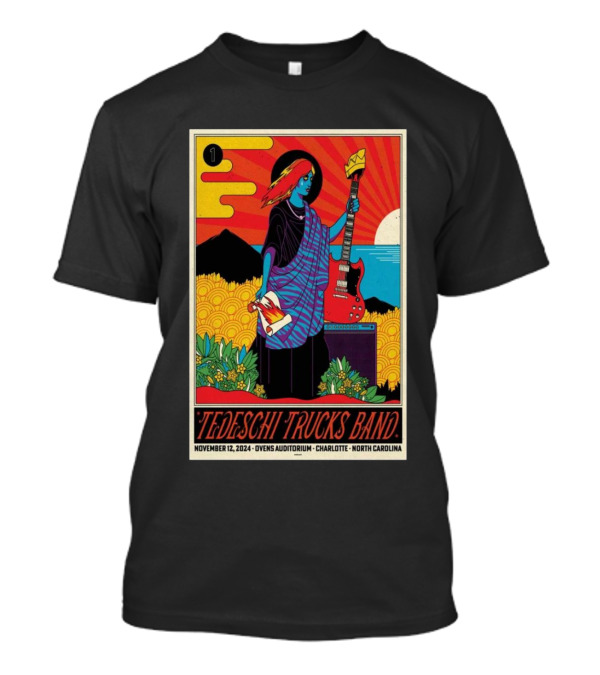 Tedeschi Trucks Band November 12 2024 Ovens Auditorium Charlotte North Carolina T-Shirt