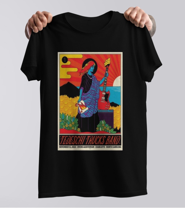 Tedeschi Trucks Band November 12 2024 Ovens Auditorium Charlotte North Carolina T-Shirt