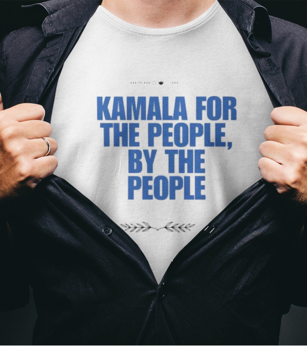 Kamala For The People By The People Laurel Crown T-Shirt