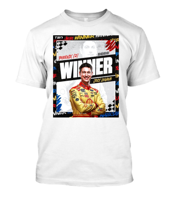 Winner Joey Logano Phoenix NASCAR Cup Series Champion Team Penske 3-Peat T-Shirt