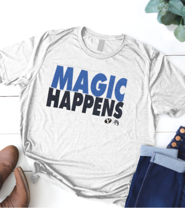 MAGIC HAPPENS BYU Cougars T-Shirt