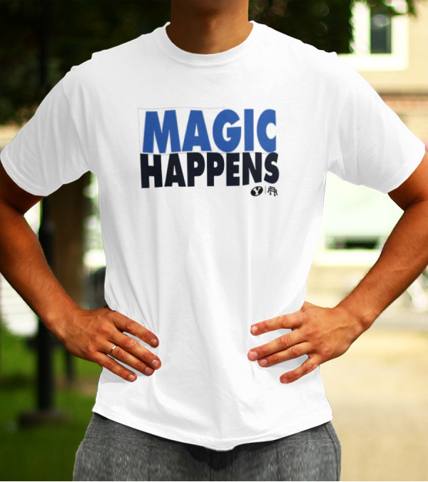 MAGIC HAPPENS BYU Cougars T-Shirt