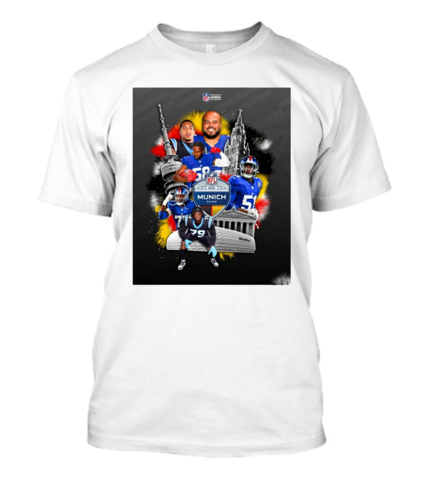 NFL Africa 2024 International Games Munich Germany Giants Vs Panthers T-Shirt