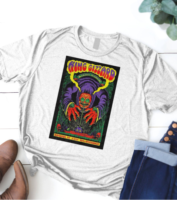 King Gizzard And The Lizard Wizard Albuquerque NM 11.10.24 Revel Entertainment T-Shirt