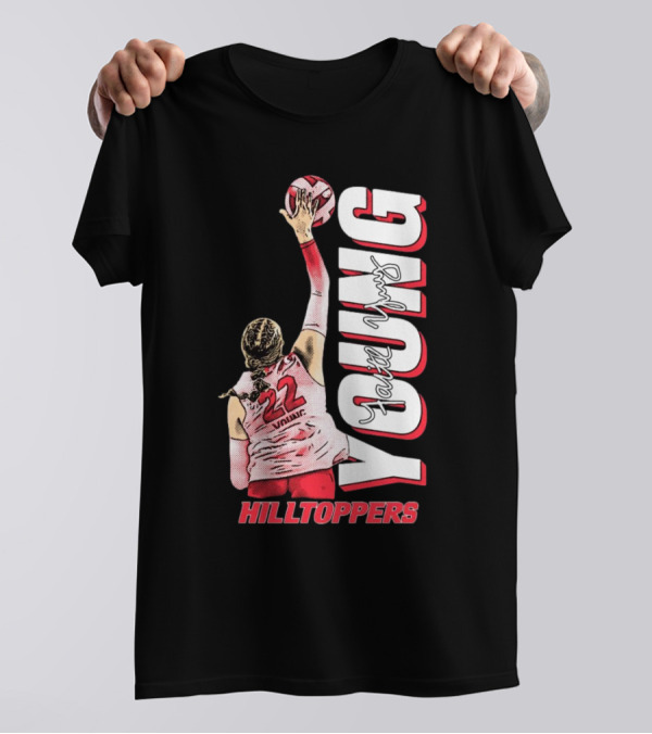 Faith Young Hilltoppers WKU Volleyball 22 Signature T-Shirt
