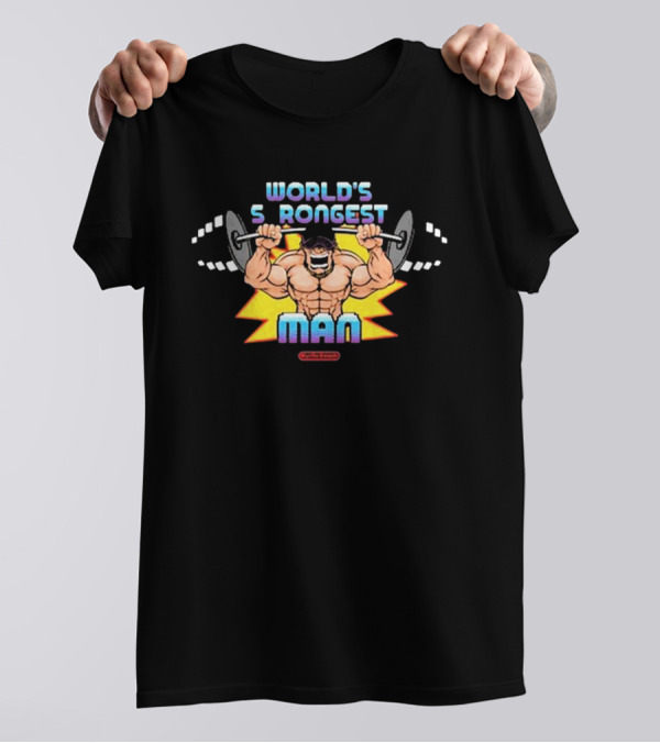 World’s Strongest Muscle Man Vintage New T-Shirt