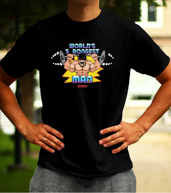 World’s Strongest Muscle Man Vintage New T-Shirt