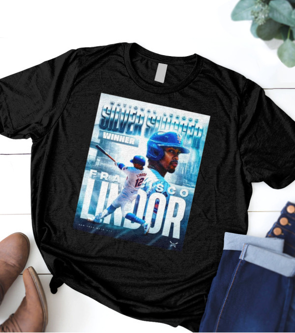 Francisco Lindor National League Silver Slugger Winner New York Mets 12 T-Shirt