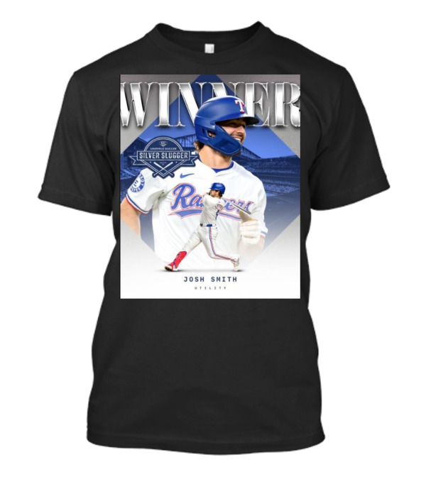 Winner Josh Smith Texas Rangers Silver Slugger Utility T-Shirt