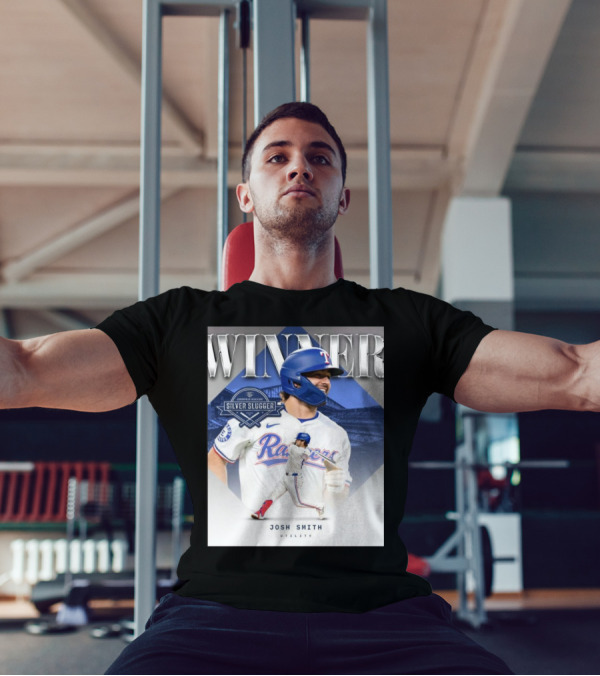 Winner Josh Smith Texas Rangers Silver Slugger Utility T-Shirt