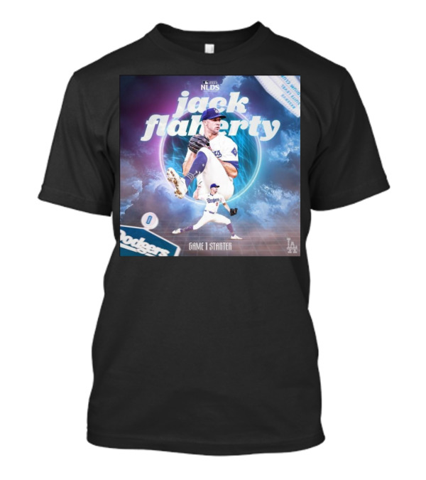 Los Angeles Dodgers Jack Flaherty 2024 MLB NLDS Game 1 Starter T-Shirt