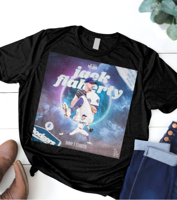 Los Angeles Dodgers Jack Flaherty 2024 MLB NLDS Game 1 Starter T-Shirt