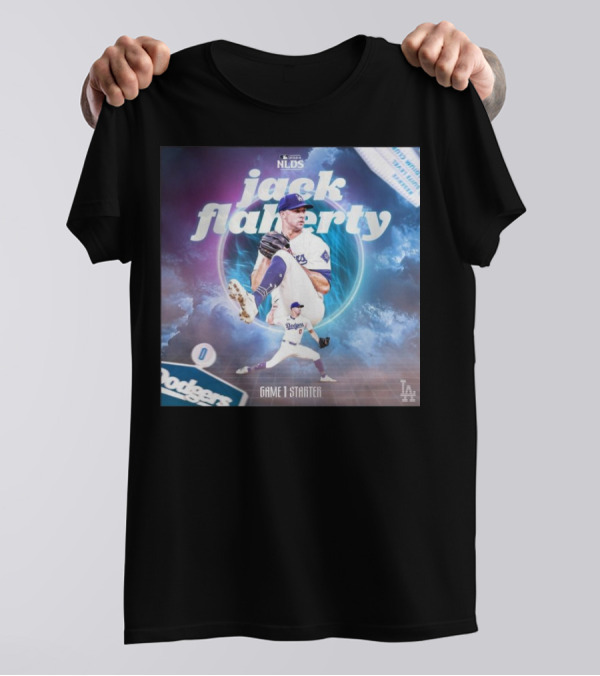 Los Angeles Dodgers Jack Flaherty 2024 MLB NLDS Game 1 Starter T-Shirt