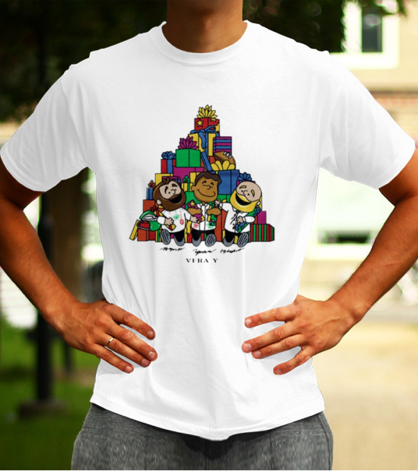 A Philly Special Christmas 2024 Philadelphia Eagles NFL Signatures Cartoon Charlie Brown Peanuts T-Shirt